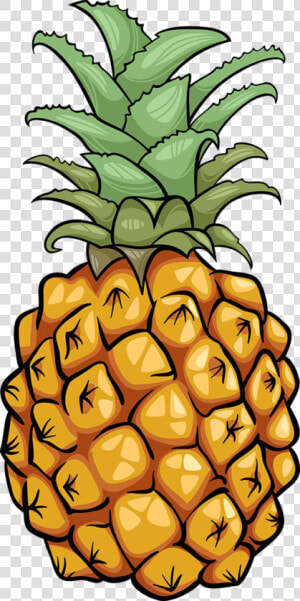 Pineapple Fruit Icon   Cartoon Pineapple Clipart  HD Png Download