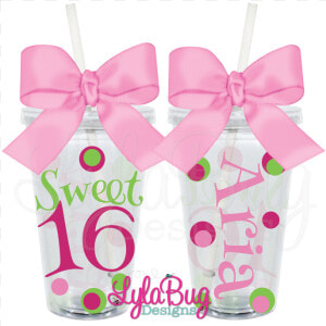 Sweet 16 Tumbler   Party Favor  HD Png Download