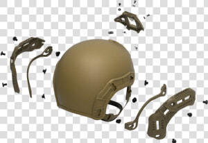 Flux Ballistic Helmet Exploded View   Flux Ballistic Helmet  HD Png Download