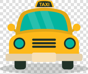 Taxi Clipart Toy   Front Of Taxi Clipart  HD Png Download