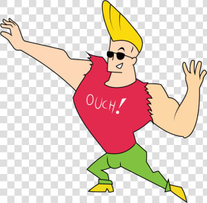 Image Of The Original Chad Png Chad Ouch   Johnny Bravo Is A Chad  Transparent Png