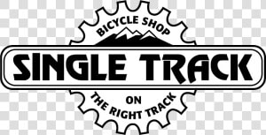 Single Track Bicycle Shop   Bike Shop Logo Png  Transparent Png