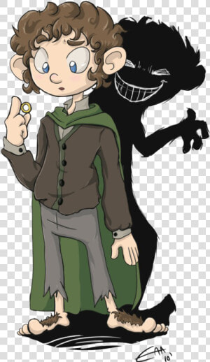 Frodo Baggins Png Transparent Image   Cartoon Frodo Baggins  Png Download