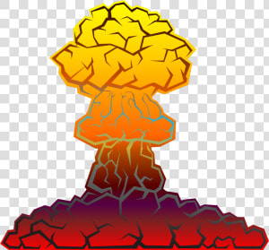 Nuclear Explosion Clipart   Nuclear Explosion Vector Png  Transparent Png