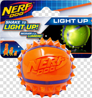 Brand New Light Up Nerf Dog Led Spike Ball   Nerf Dog Spike Ball  HD Png Download