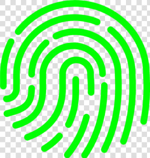 Fingerprints Icon Green   Fingerprint Transparent Png  Png Download