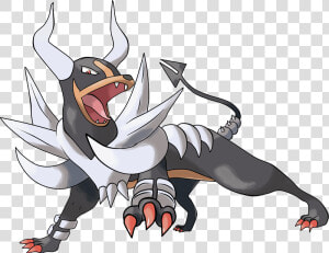 Mega Evolution Pokemon Mega Houndoom  HD Png Download