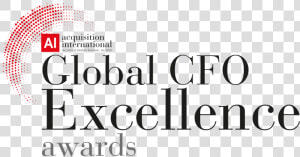 New Global Cfo Excellence Awards Logo   Style  HD Png Download