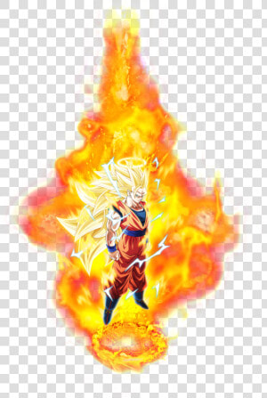 Ssj3 Goku   Png Download   Dbz Aura Transparent  Png Download