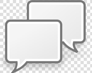 Speech Bubbles Vector   Lambang Chatting  HD Png Download