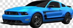 2012 Boss 302 Grabber Blue  HD Png Download