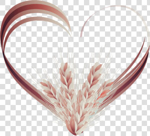 Transparent Wheat Stalk Clipart   Love Transparent Background Heart Png Vector  Png Download