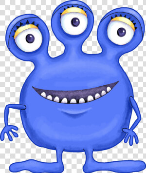 Alien Cute Clipart Kid Transparent Png   Monstruo De Tres Ojos  Png Download