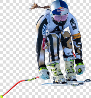 Lindsey Vonn Skiing Downhill  HD Png Download