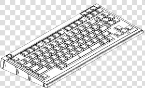 Computer Keyboard   Keyboard Clipart Black And White  HD Png Download