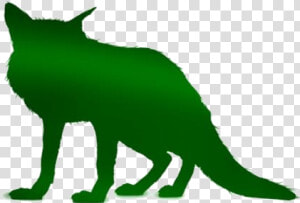 Transparent Wild Fox Hd Wallpaper  Transparent Silhouette   Fox Looking Up Silhouette  HD Png Download