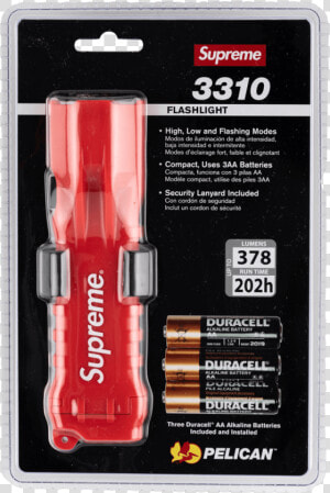 Supreme Pelican 3310pl Flashlight Ss   Supreme  HD Png Download