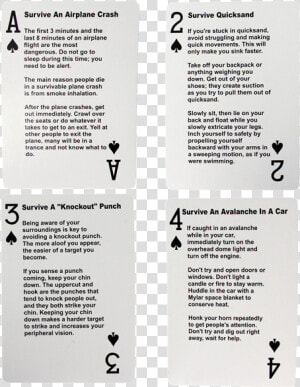 Survival Tips Playing Cards Class Lazyload Lazyload   Survival Frog Cards  HD Png Download