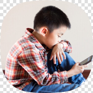 5 Negative Impacts Of Technology In Children   Boy  HD Png Download