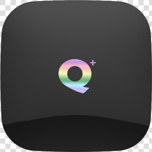 Q Plus H6 Android 8 Oreo Smart Powered Tv Box   Circle  HD Png Download