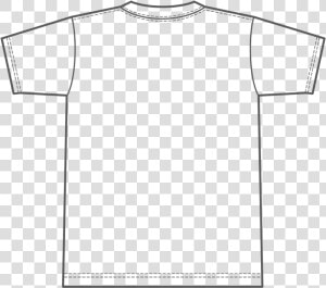 T Shirt Template White Sleeve   Transparent Background Tshirt Outline  HD Png Download