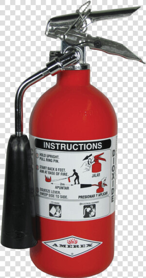 Co2 W wall Hanger   2 5 Lb Co2 Fire Extinguisher  HD Png Download