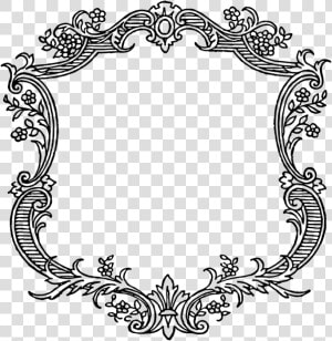 Transparent Vintage Floral Vector Png   Vintage Frame Png Vector  Png Download