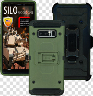 Samsung Galaxy Note 8 Mm Silo Rugged Case Army Green   Mobile Phone  HD Png Download