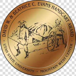 Evans Handcart Award Seal   Circle  HD Png Download