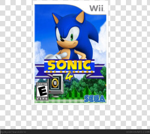 Sonic The Hedgehog 4 Box Art Cover   Sonic The Hedgehog 4 Wii  HD Png Download