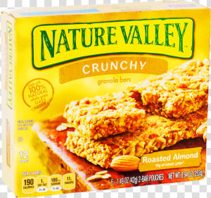 Nature Valley Crunchy Granola 12 Bars 253 Gm   Nature Valley Crunchy Almond  HD Png Download