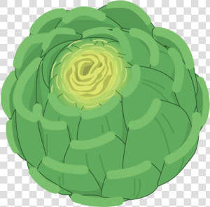 Cabbage Clip Art   Artichoke  HD Png Download