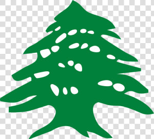 Green  Tree  Flag  Cedar   Cedar Tree Lebanon Flag  HD Png Download