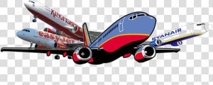 Planes   Southwest Airlines Vs Easyjet  HD Png Download