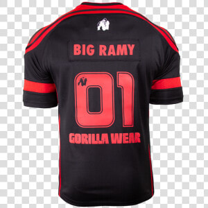 Men  39 s Gorilla Wear Gw Athlete T shirt Big Ramy Black  HD Png Download