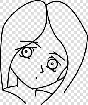 Transparent Sad Anime Eyes Png   Gambar Kartun Wajah Wanita  Png Download