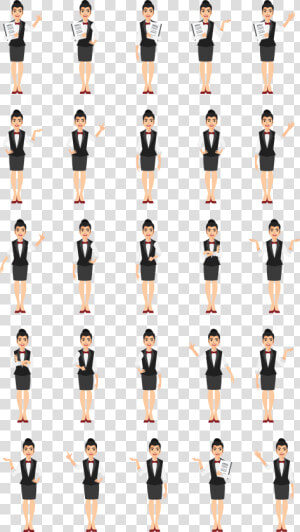 Waiters Woman   Girl  HD Png Download