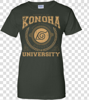 Konoha University Ladies Tee Apparel Teepeat Class   Active Shirt  HD Png Download