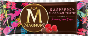 Magnum Raspberry Chocolate Truffle  HD Png Download