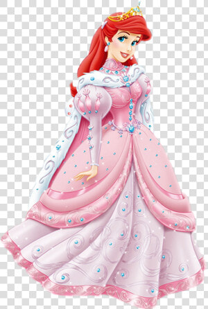 Ariel   Ariel In Princess Dress  HD Png Download