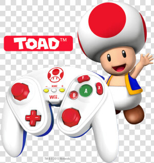 Toad controller   Toad And Toadette Mario  HD Png Download