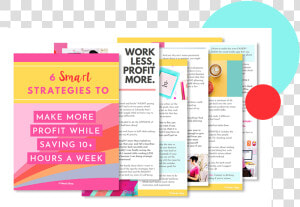 6 Smart Strategies To Make More Profit For Online Buiness   Brochure  HD Png Download