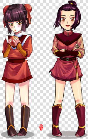 Azula And Mai   Zuko Anime  HD Png Download