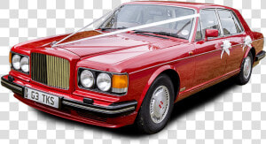 Lady R Wedding And Chauffeur Hire   Bentley Turbo R Red  HD Png Download