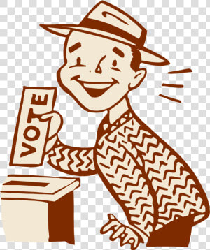 Voting Character Clipart   People Voting  HD Png Download