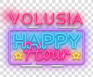 Volusia Happy Hour Photo   Calligraphy  HD Png Download