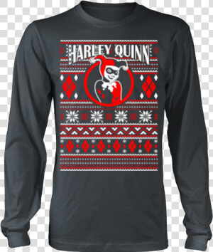 Harley Quinn Ugly Christmas Sweater Xmas   Bon Iver Band Tshirt  HD Png Download