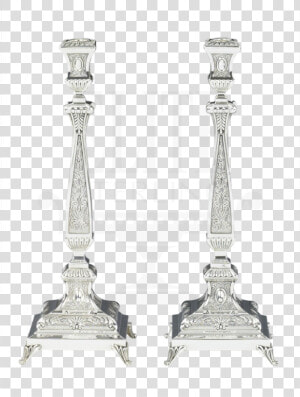 Close Tzirich Silver Candlestick Set   Silver Candlestick Transparent Background  HD Png Download