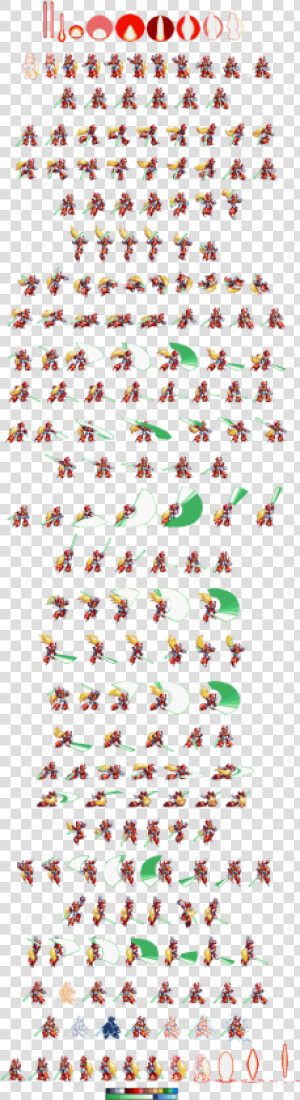 Clip Art Megaman Custom Sprites   Megaman Zero Custom Sprites  HD Png Download