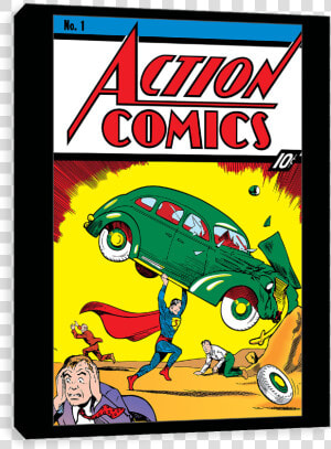 Superman Saves   First Superman Comic 1938  HD Png Download